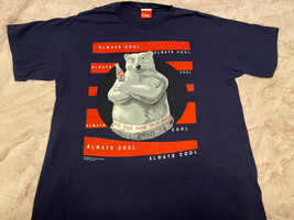 Coca cola polar bear t shirt vintage 1996 Made USA XL single Stitch - £35.82 GBP