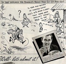 Post Bran Flakes Cereal Mr Bumble 1934 Advertisement Full Page Comic DWU1 - $554.35 MXN