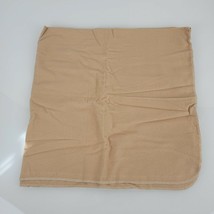 Tiddliwinks Brown Tan Solid Plain Cotton Flannel Baby Swaddle Blanket - £20.16 GBP