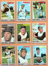 1970 Topps Pittsburgh Pirates Team Lot 11 Willie Stargell Rich Hebner Bob Moose - £19.77 GBP