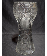 Antique McKee EAPG 12&quot; Vase Innovation 410 - Etched Daisy &amp; Button, Cut ... - $65.14 CAD