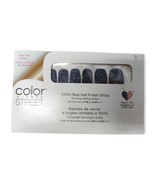 Color Street Long Lasting Nail Polish Strips Manicure FMG096 Moon River  - £9.41 GBP