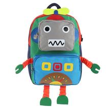 Cartoon Robot Shape Backpack School Bag for Children - $20.65