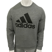 Nwt Adidas Msrp $59.99 Mountain Men&#39;s Gray Long Sleeve Crew Neck Sweatshirt S M - £17.97 GBP