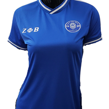 Zeta Phi Beta Sorority Soccer Jersey Blue Z-PHI-B Football Jersey - £33.56 GBP