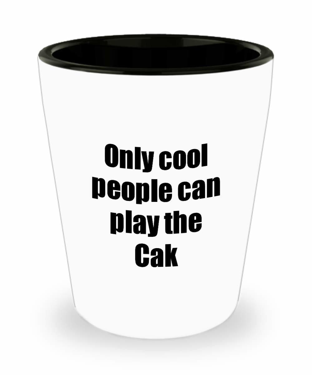 Primary image for Cak Player Shot Glass Musician Funny Gift Idea For Liquor Lover Alcohol 1.5oz Sh
