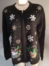 B.P. DESIGNS  UGLY Holiday, Christmas Sweater, Jacket size small - £18.39 GBP