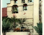 The Bells San Gabriel Archangel Mission CA Detroit Pub Phostint UNP Post... - £3.84 GBP