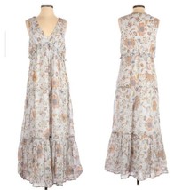 Rachel Zoe Rare Boho Floral Print Festival Cottage Core Boho Maxi Dress Size S - £88.89 GBP