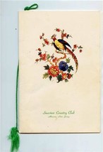 Seaview Country Club Dinner Dance Menu Absecon New Jersey 1980 - £37.33 GBP