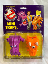 1986 Kenner The Real Ghostbusters &quot;MINI TRAPS&quot; Action Figures in Blister Pack - £70.92 GBP