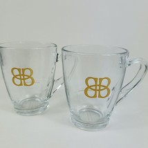 Bailey&#39;s Irish Cream Clear Glass Cups Mugs Coffee Espresso 8 oz Set Fill Lines - £11.47 GBP