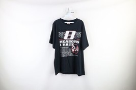 Vintage NASCAR Mens XL Dale Earnhardt Jr Reasons Why I Hate Jeff Gordon T-Shirt - £31.61 GBP