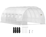 VEVOR Walk-in Tunnel Greenhouse, 20 x 10 x 7 ft Portable Plant Hot House... - $216.44
