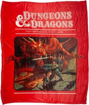 Bioworld D&amp;D Classic Cover Throw Blanket - £30.36 GBP