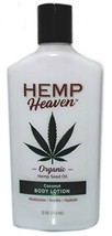 Hemp Heaven Organic Hemp Seed Oil Coconut Body Lotion - 12 Ounce - £9.80 GBP