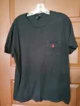 Single Stitch Polo Ralph Lauren Classic Fit Cotton Pocket T-Shirt Size Medium - £11.67 GBP