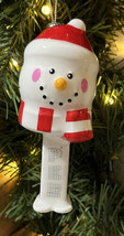 2022 PEZ Candy Dispenser Christmas Tree Ornament Snowman NWT - £10.10 GBP