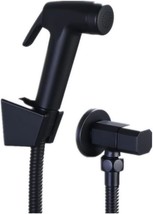 Matte Black Handheld Bidet Sprayer-Handheld Jet Sprayer Attachment Cloth - £32.94 GBP