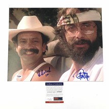 Cheech Marin &amp; Tommy Chong Signed 11x14 Photo PSA/DNA autographed - £82.00 GBP