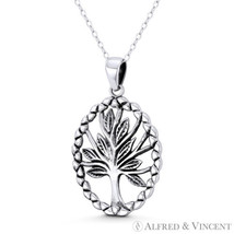 The Tree-of-Life Etz Chaim Symbol Kabbalah Charm in .925 Sterling Silver Pendant - £20.90 GBP+