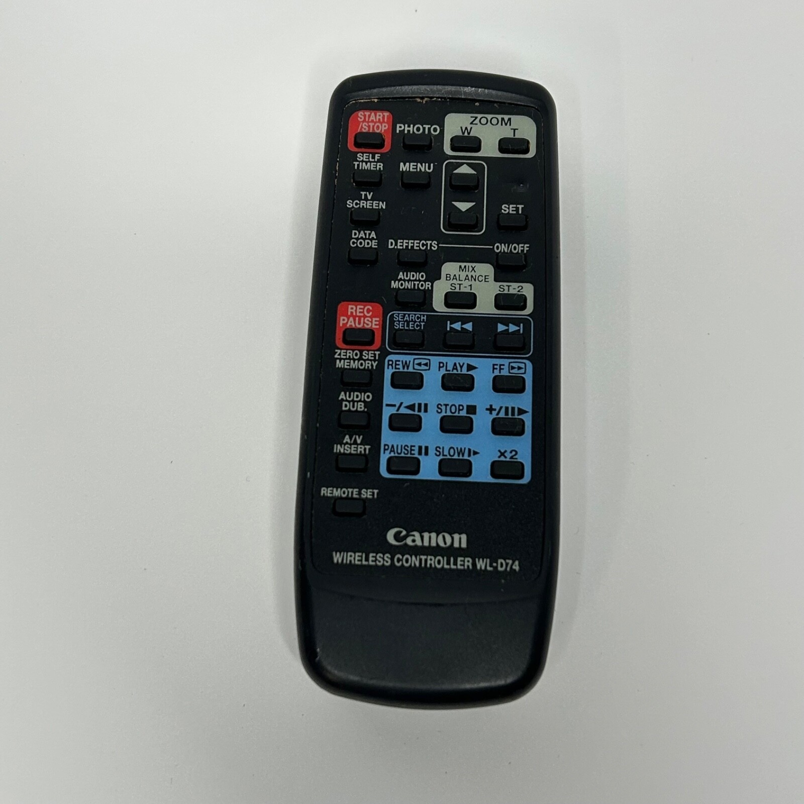 Genuine Canon WL-D74 Remote Control for D830522000 ZR10 ZR20 - Tested OEM - $9.38