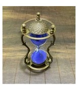 Brass Hourglass Sand Timer 60 Minute Vintage Engraving Sand Clock Large ... - £44.32 GBP