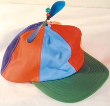 HELICOPTER BASEBALL HAT CRAZY WITH A PROPELLER spinning dunce ball cap a... - £5.22 GBP