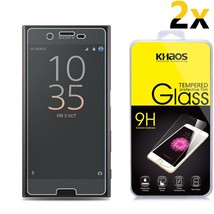 2X Premium Tempered Glass Screen Protector For Sony Xperia X Compact - £14.15 GBP