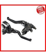 Black Aluminum Brake Levers - Easy Install for Harley, Suzuki &amp; Yamaha - $63.34 CAD