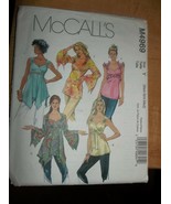 MCCALLS 4969 TOP PATTERN XS SM MED - $8.00