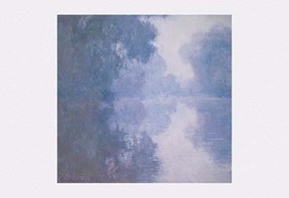 The Seine at Giverny, Morning Mists 20 x 30 Poster - £20.43 GBP