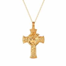 Retro Christian Accessories Titanium Steel Jesus Gift Choker Men&#39;s Jewelry Relig - £7.38 GBP+