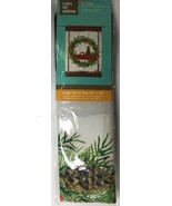 Porch Flag - Christmas &quot;Welcome&quot; Wreath/Tree Red Truck Buffalo Plaid Cab... - €8,65 EUR