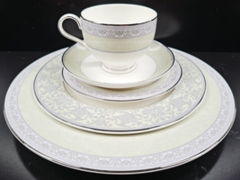 Noritake Sanderville 5 Pc Setting Floral New Lineage II Elegant Dining Dish Lot - £44.22 GBP