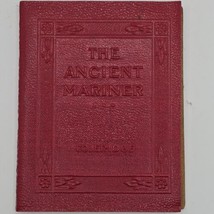 THE ANCIENT MARINER by Samuel Collridge-1920&#39;s Miniature Little Leather Red Book - £7.52 GBP