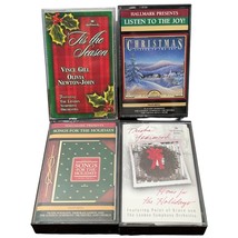 Hallmark Christmas Cassette Tapes Lot of 4 Home for the Holidays Listen to Joy - £9.63 GBP