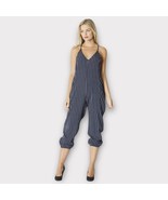DRESS FORUM navy/white stripe lightweight loose fit rayon jumpsuit size ... - €50,19 EUR