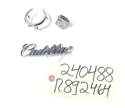 1991 Cadillac Brougham OEM Cadillac Emblem With Medallion Faded 20248001 - $83.54