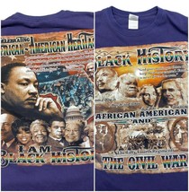 Gildan Mens Black History African American Heritage T Shirt Short Sleeve Tee 2XL - £21.70 GBP