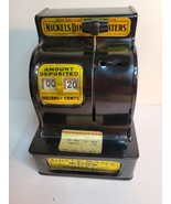 Uncle Sam&#39;s 3 Coin Register Bank - Lever Works &amp; Drawer Pushes In - $61.71 CAD