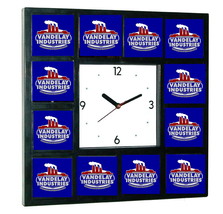 Seinfeld George Castanza Vandelay Industries promo Big Square Wall or Desk Clock - £25.37 GBP