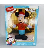 New! 5ft Disney Christmas Mickey Mouse  Light Up Airblown Inflatable Yar... - $54.99