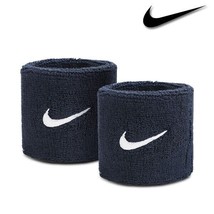 Nike Swoosh Wristband Tennis Sports Wrist Band Blue 2pcs Navy NWT AC2286-426 - $30.90