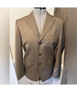 Michael Michael Kors Gray 2 piece Suit Men 16R/28R NWOT saddle pinstriped - $169.88