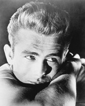 James Dean Iconic Pose In White T-Shirt 16x20 Canvas Giclee - $69.99