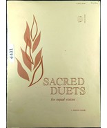 Sacred Duets for equal voices G. Winston Cassler 1964 Music, Song Book 431a - £7.13 GBP