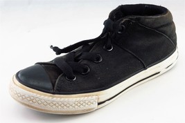 Converse All Star Black Fabric Casual Shoes Toddler Boys Sz 13 - $21.56