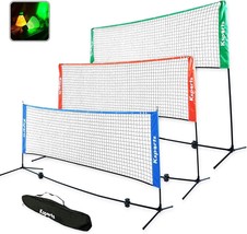 Ksports Portable 10 Feet Badminton Net Set Green Net for Pickleball Tenn... - £36.41 GBP