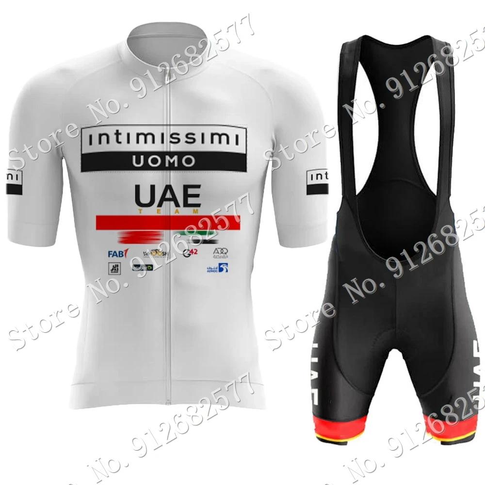 Sporting Team UAE 2022 Cycling  Set Tadej Pogacar Clothing Road Shirts Suit Bicy - £27.44 GBP
